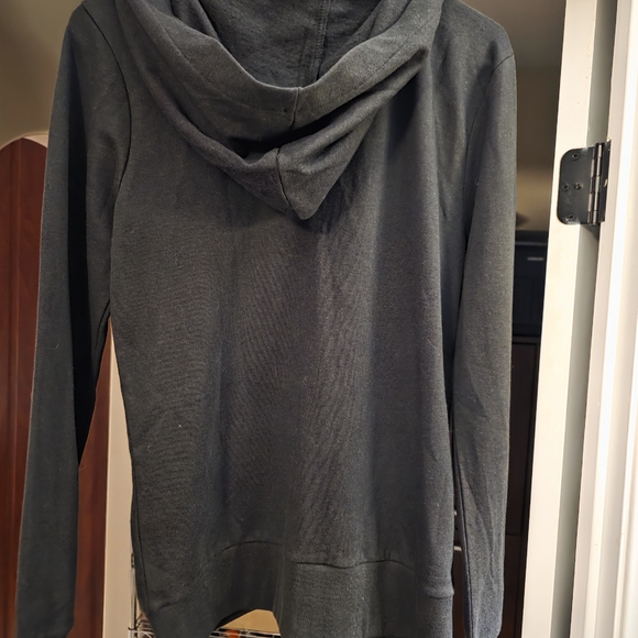 New Hurley Super Soft/lightweight Black Zip-Up Hoodie - Picture 2 of 5